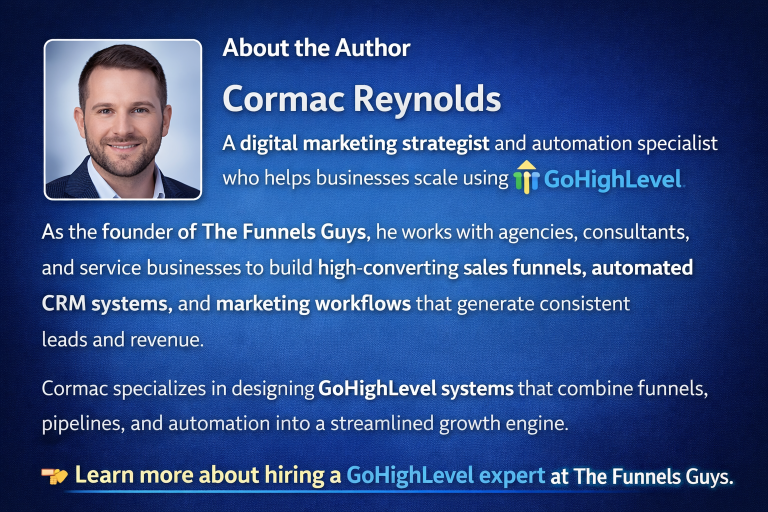 gohighlevel funnel service business